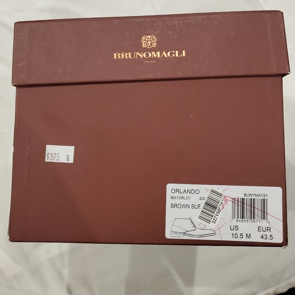 Bruno Magli Orlando Brown Suede Chukka Boots | Men’s Size 10.5 | NWT Italian Lux - Picture 10 of 14